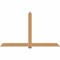 Ekena Millwork Eugene Smooth Timber Gable Bracket, Western Red Cedar, 96"W x 56"H x 3 1/2"D x 5 1/2"F, 14/12 Pitch GBW096X56X0406EUG00SWR - alternate 1